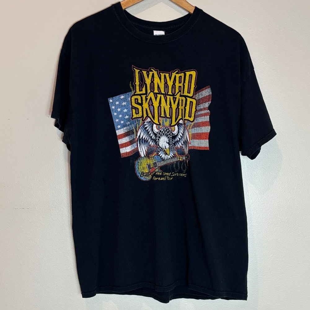 Lynyrd Skynyrd Farewell Tour Black T-Shirt XL